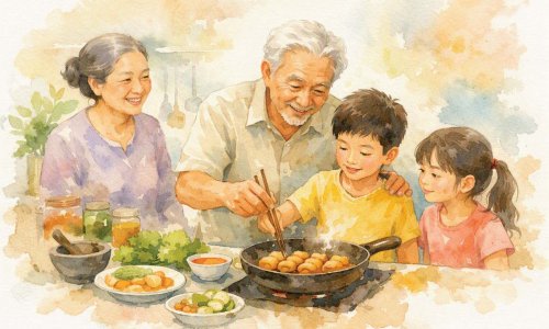 Ông bà Việt và các cháu lớn lên ở Úc