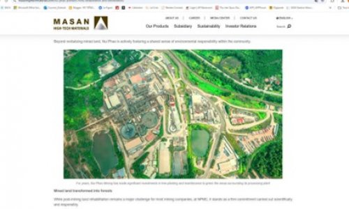 Tây phương lo ngại mỏ vonfram lớn nhất của Việt Nam có thể bị Trung Quốc kiểm soát