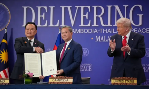 Trump chứng kiến Cam Bốt, Thái Lan ký thỏa thuận giải quyết xung đột biên giới