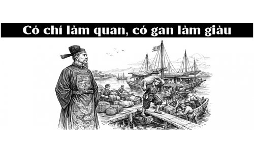Có chí làm quan, có gan làm giàu