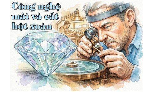 Công nghệ mài và cắt hột xoàn