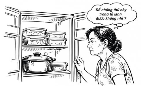 Thực phẩm để trong tủ lạnh có độc không ?