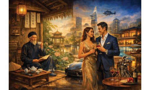 Nếp sống phong lưu xưa và giàu sang nay