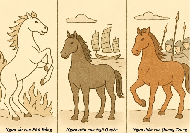 Chuyện kể về ba chiến mã trong lịch sử Việt