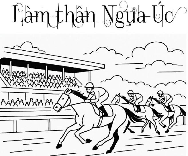 Làm thân Ngựa Úc