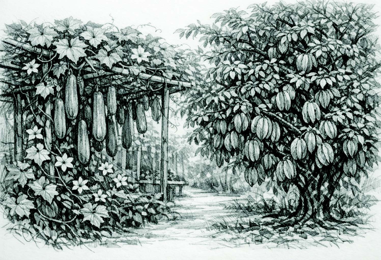 Thời tiết & thu hoạch trong vườn