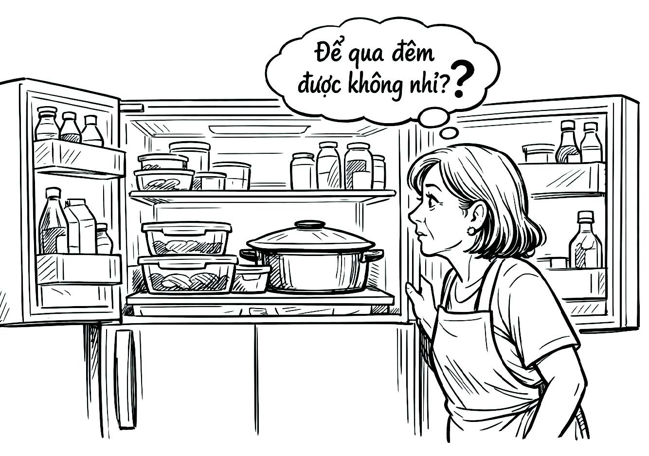 Thức ăn để qua đêm sao cho an toàn?
