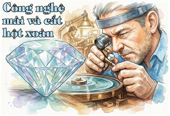 Công nghệ mài và cắt hột xoàn