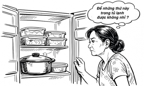 Thực phẩm để trong tủ lạnh có độc không ?