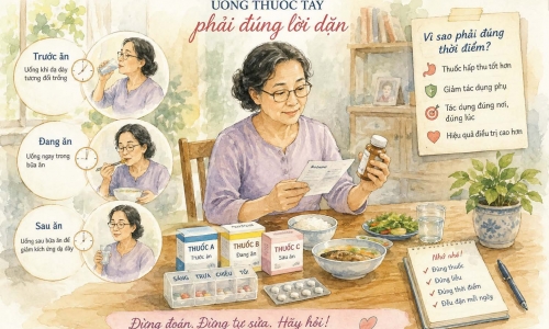 Uống thuốc trước hay sau ăn - chuyện nhỏ mà không nhỏ