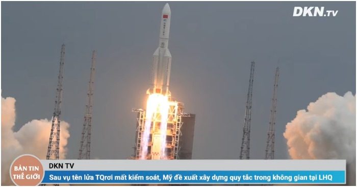 Sau vụ hỏa tiễn Trung Quốc rơi mất kiểm soát, Mỹ đề xuất xây dựng quy tắc về không gian tại Liên Hiệp Quốc