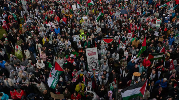 Hơn 90 ngàn người biểu tình tại Cầu cảng Sydney ủng hộ Palestine