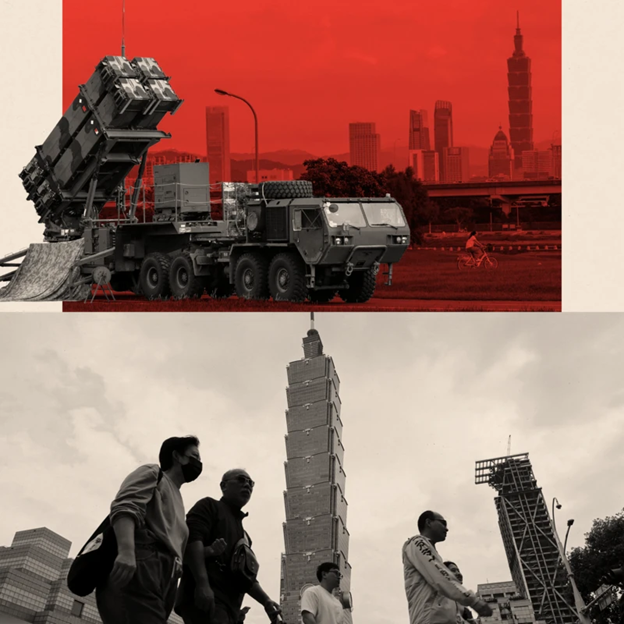 Đài Loan chuẩn bị cho một cuộc tấn công của Trung Quốc bằng diễn tập, máu giả và hỏa tiễn.