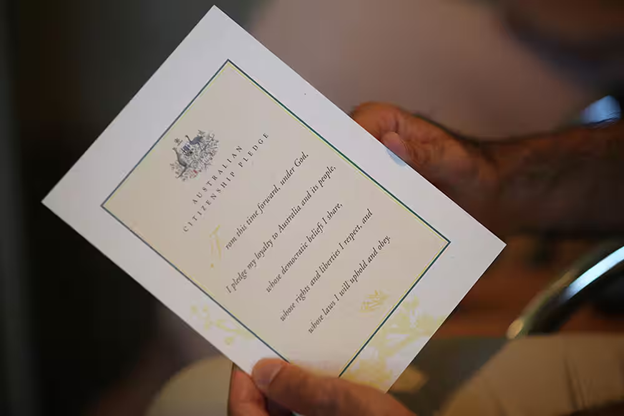 Quốc ca Úc và lời tuyên thệ công dân bằng tiếng Việt