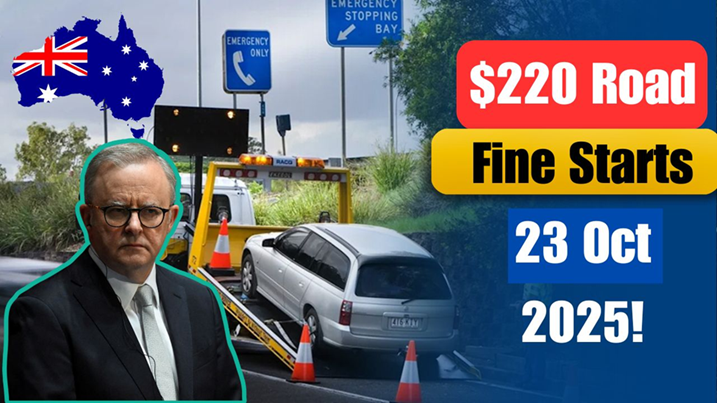 Thay đổi Luật Đường bộ Úc từ 23/10/2025 – Nhiều người lo lắng khi mức phạt mới 220 đô-la được công bố