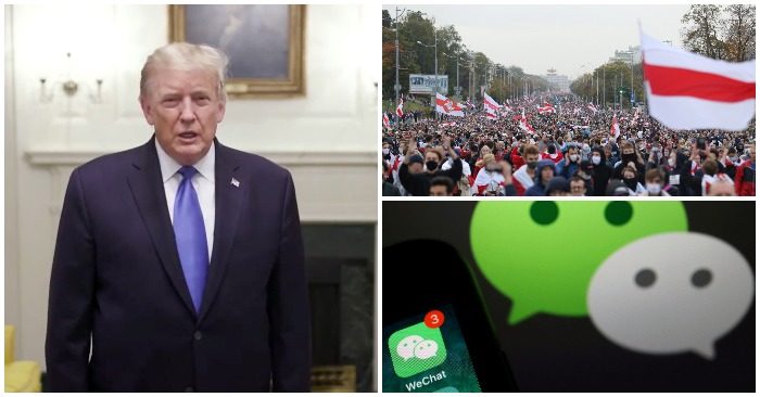 Điểm tin thế giới sáng 3/10: Ông Trump nhập viện; Chính phủ Mỹ kháng cáo phán quyết chặn lệnh cấm tải WeChat.
