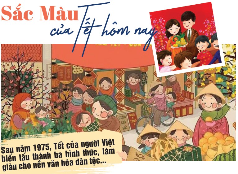 Sắc màu của Tết hôm nay