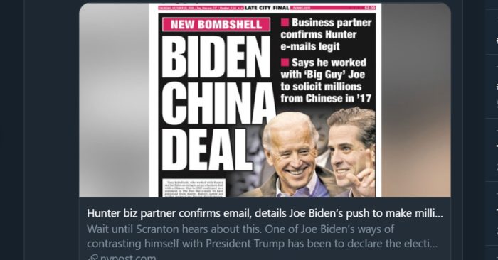 Đối mặt chỉ trích, Twitter nhượng bộ mở khóa tờ báo vạch trần bê bối nhà Biden