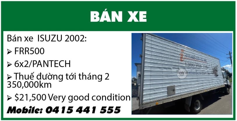 BÁN XE ISUZU 2002