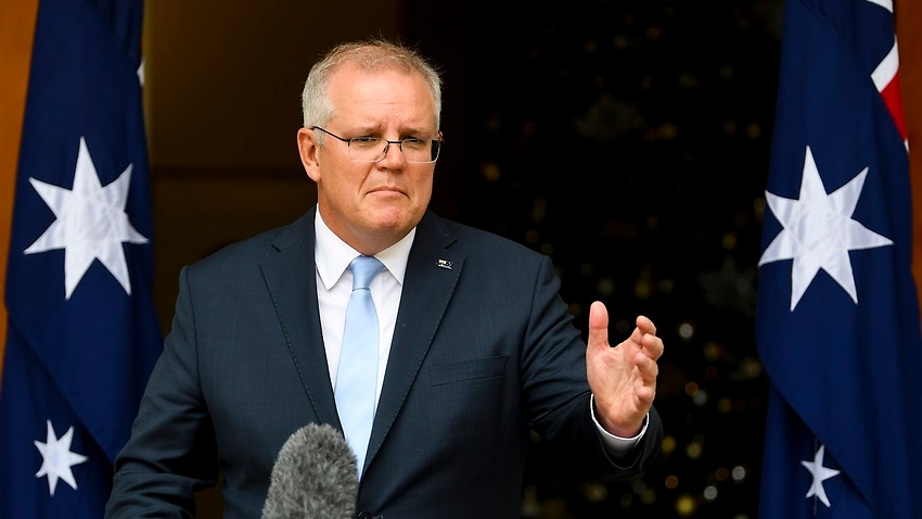 Thủ tướng Scott Morrison loan báo cải tổ nội các